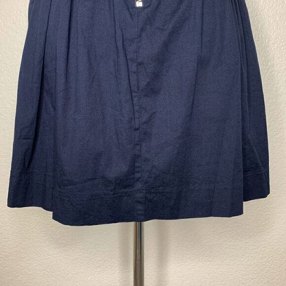 Necessary Object Navy Blue Wide Waist Skirt - Picture 9 of 11